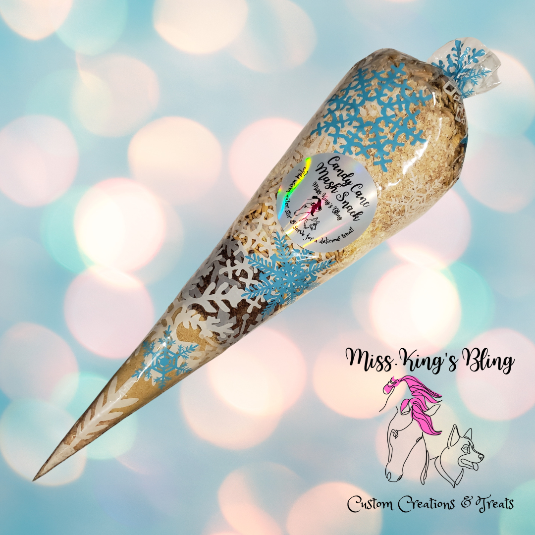 Candy Cane Mash Snack