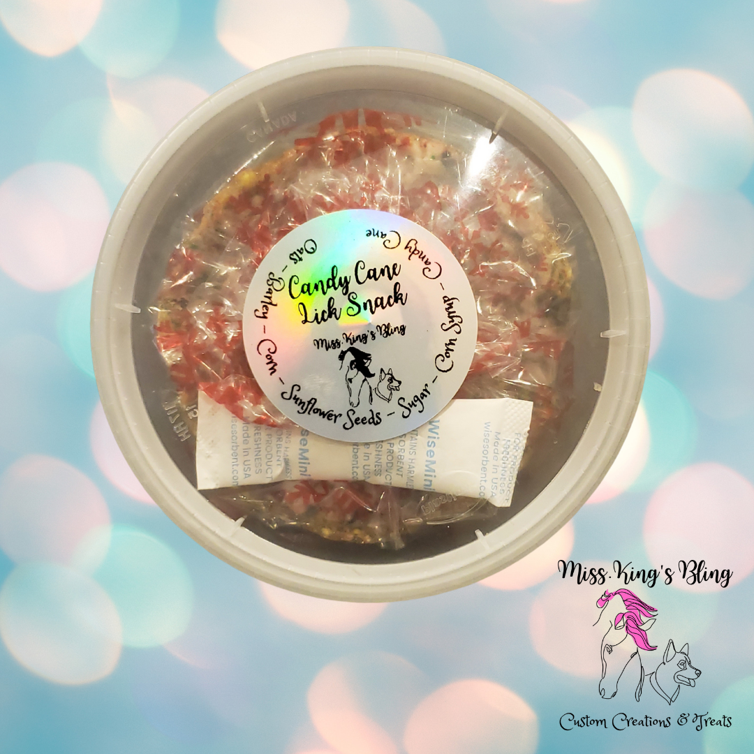 Candy Cane Lick Snack